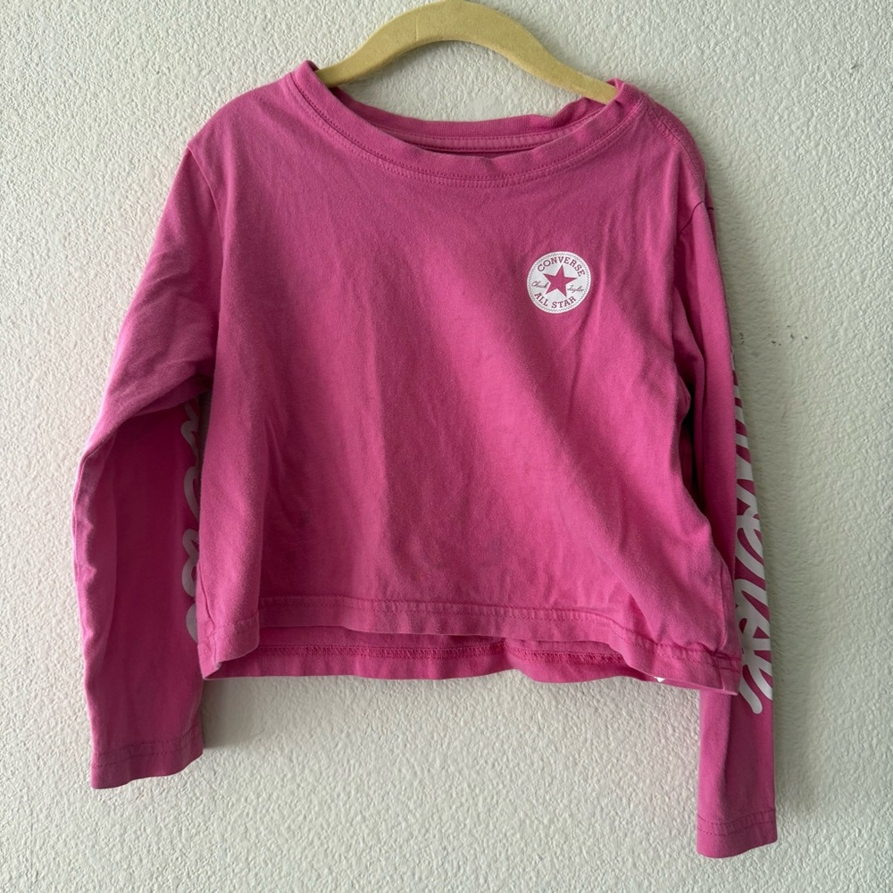 Converse Kids 5T y2K 90s Pink Long Sleeve Shirt skater kids
